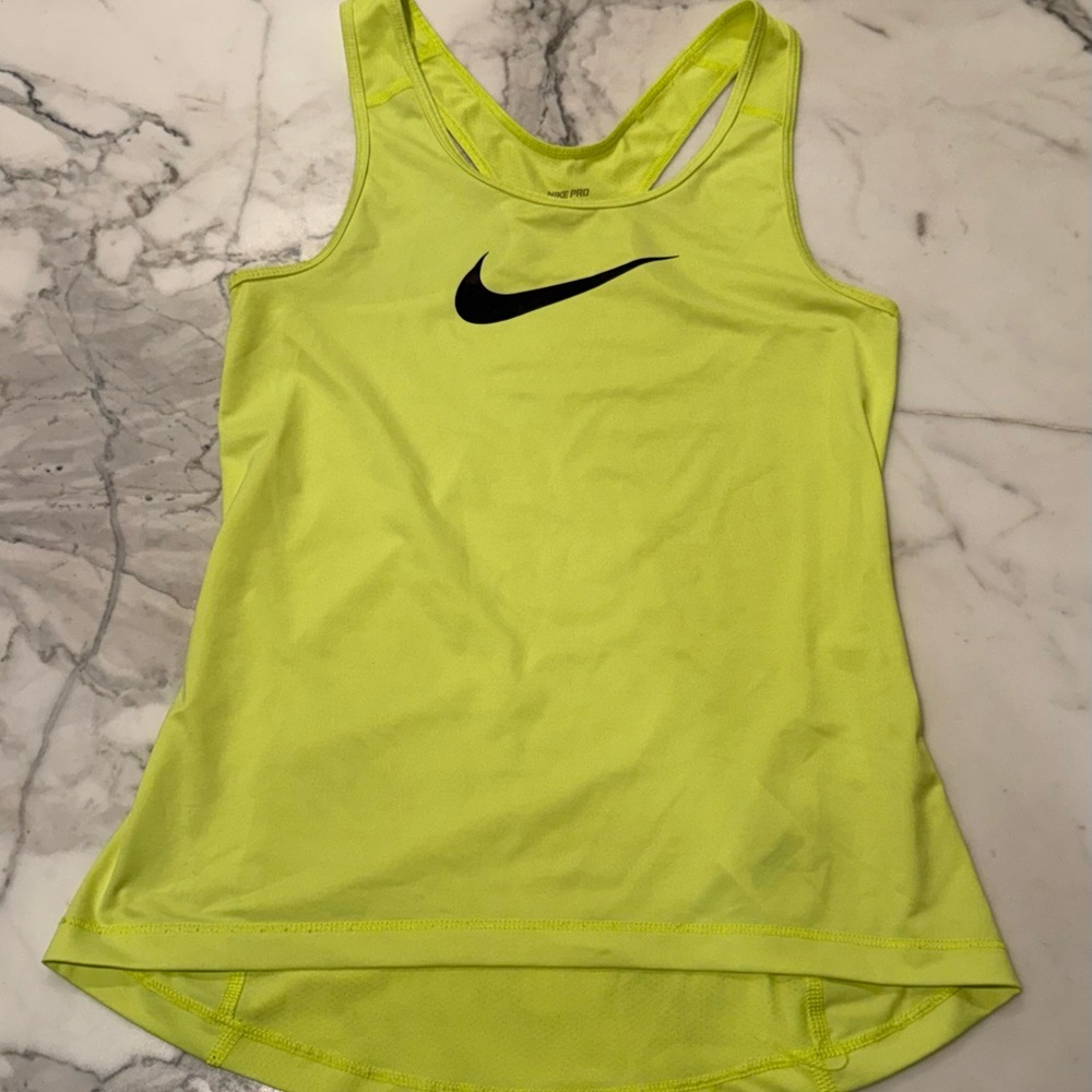 Nike Women's Bright Yellow Tank Top